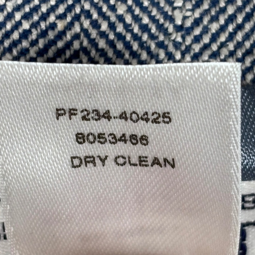 Pendleton Wool Silk Blazer Petite Gray Herringbon… - image 5